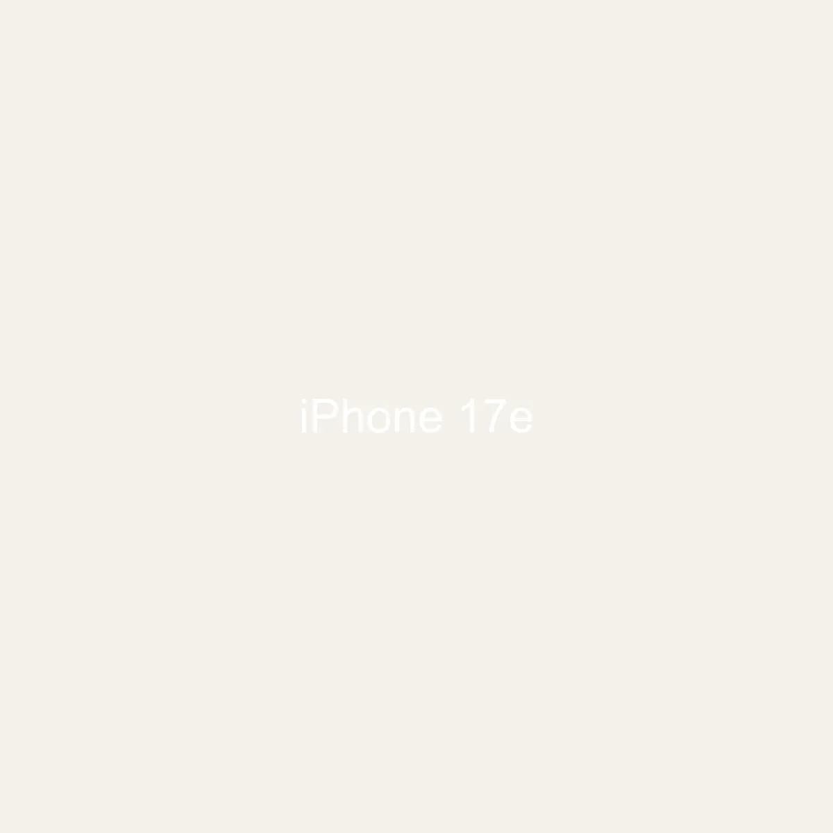 iPhone 17e